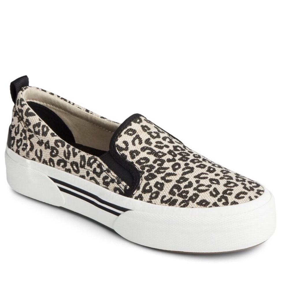 SPERRY PIER WAVE PLATFORM SLIP-ON SNEAKER